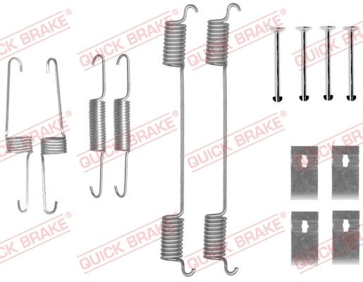 QUICK BRAKE Piederumu komplekts, Bremžu loki 105-0859